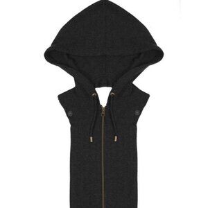 Veronica Beard Black Cashmere Hoodie Dickey New Tag $275